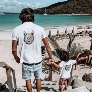 matching dad and son t-shirts for holiday